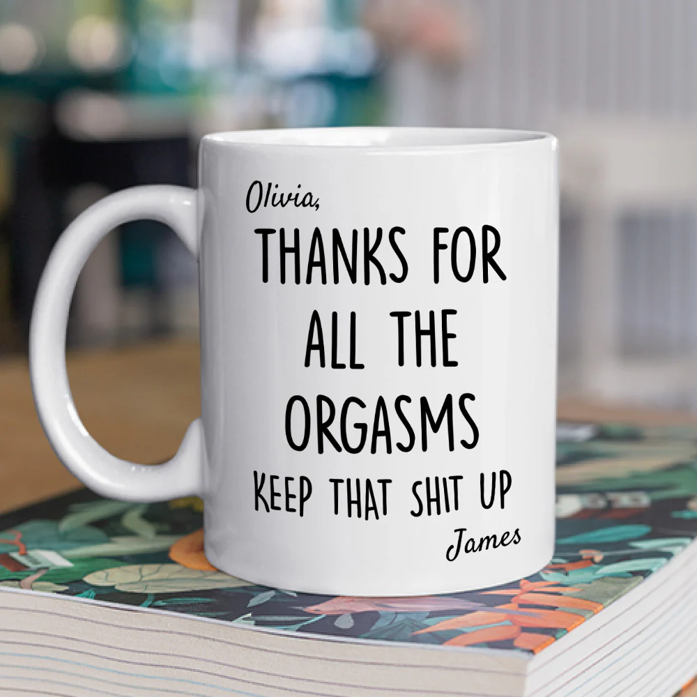 Thanks For Every Wild Night - Personalized Custom Coffee Mug - Image 2