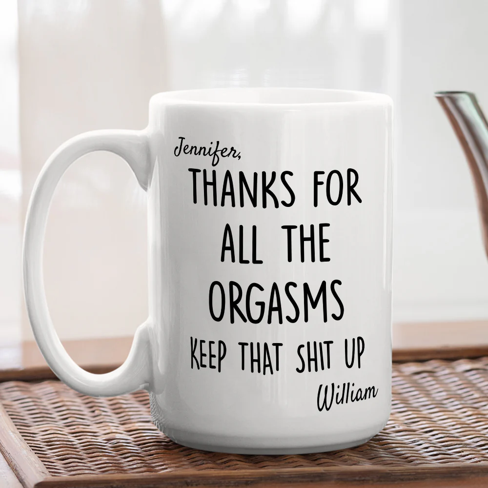 Thanks For Every Wild Night - Personalized Custom Coffee Mug - Image 5
