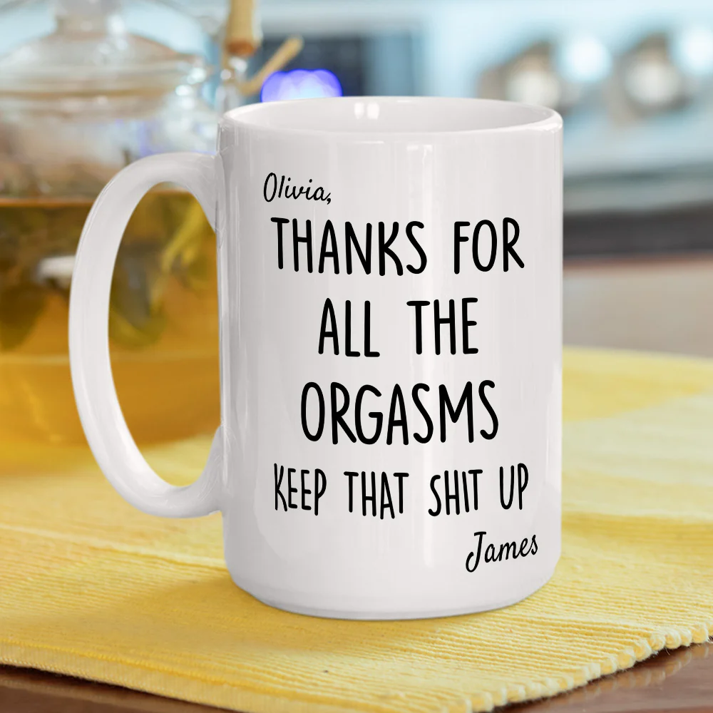Thanks For Every Wild Night - Personalized Custom Coffee Mug - Image 6
