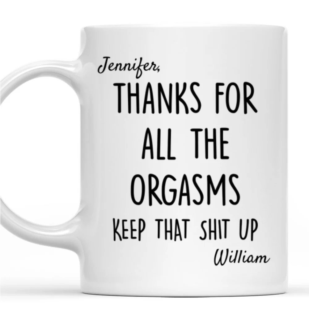 Thanks For Every Wild Night - Personalized Custom Coffee Mug - Image 8