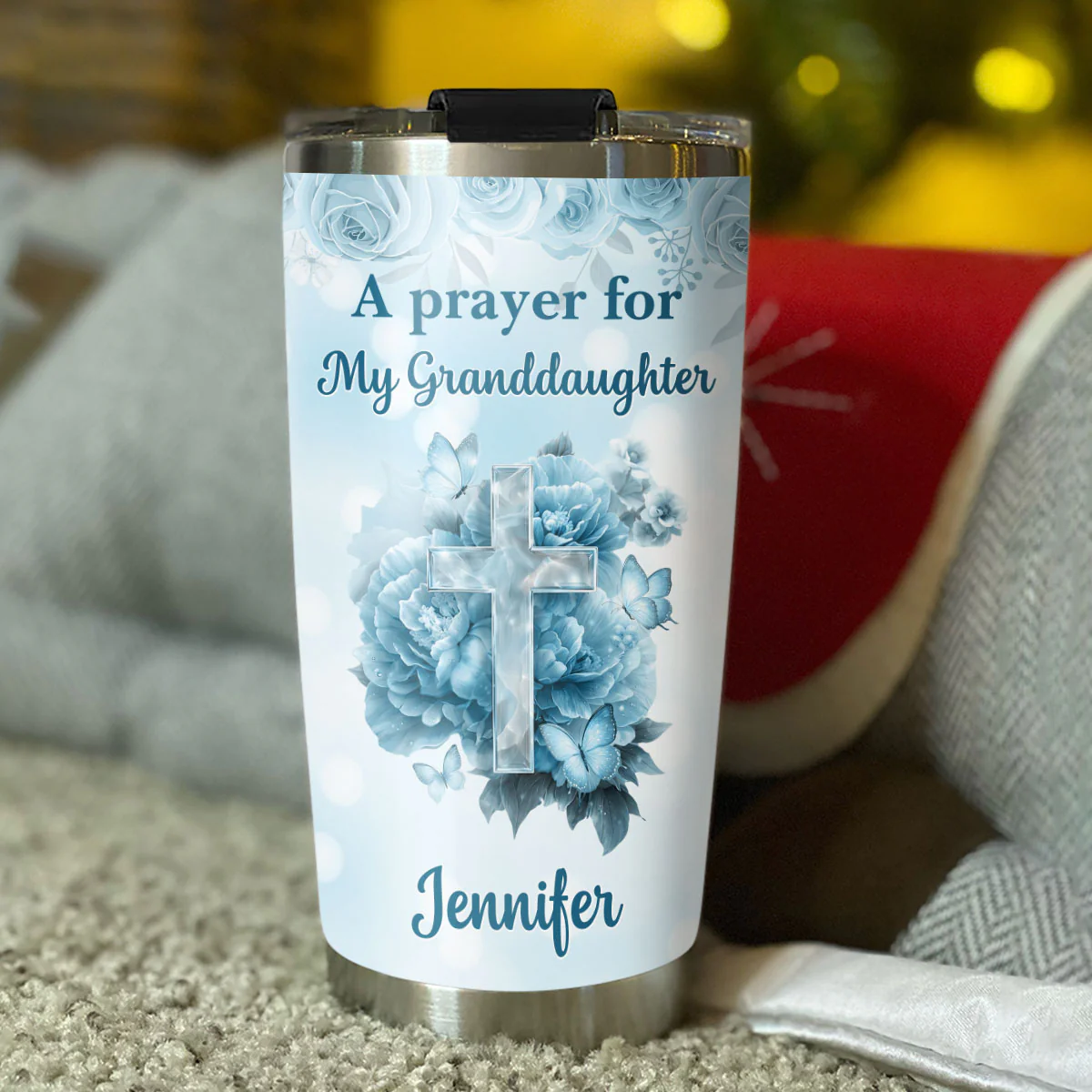 Thanks For Giving Me The Best - Personalized Custom 3D Effect Tumbler - Image 3