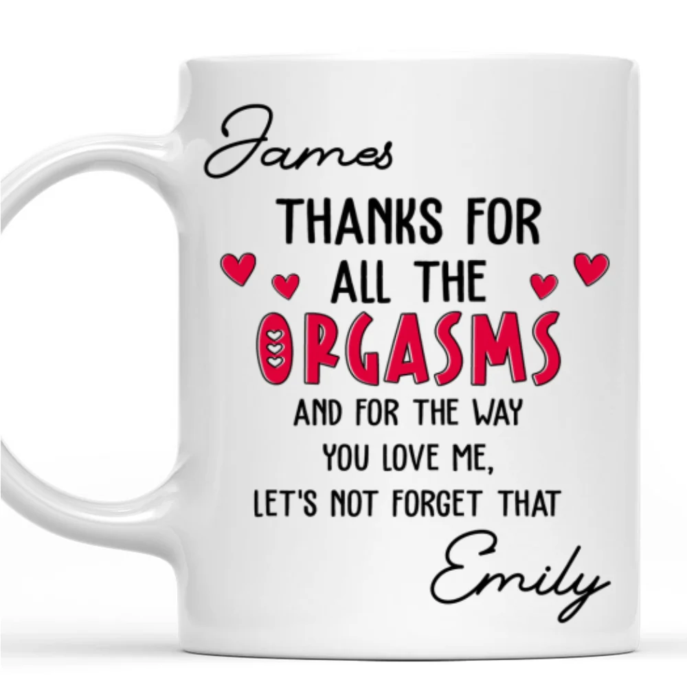 Thanks For Loving Me Daily - Personalized Custom Coffee Mug - Image 7