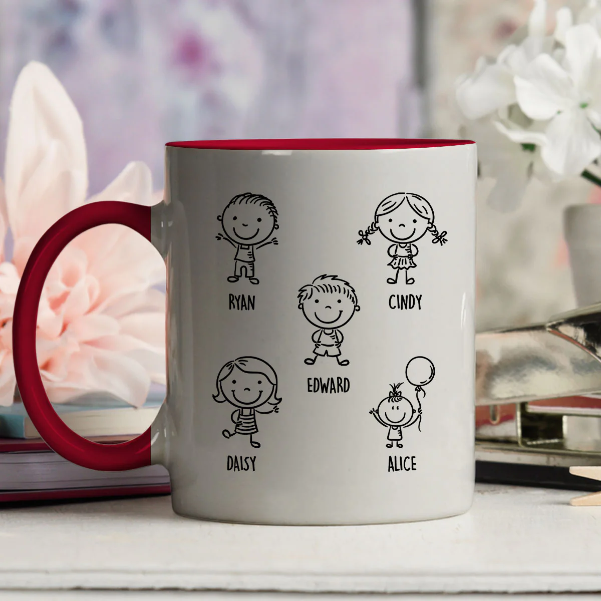 Thanks For Spoiling Us - Personalized Custom Accent Mug - Image 4