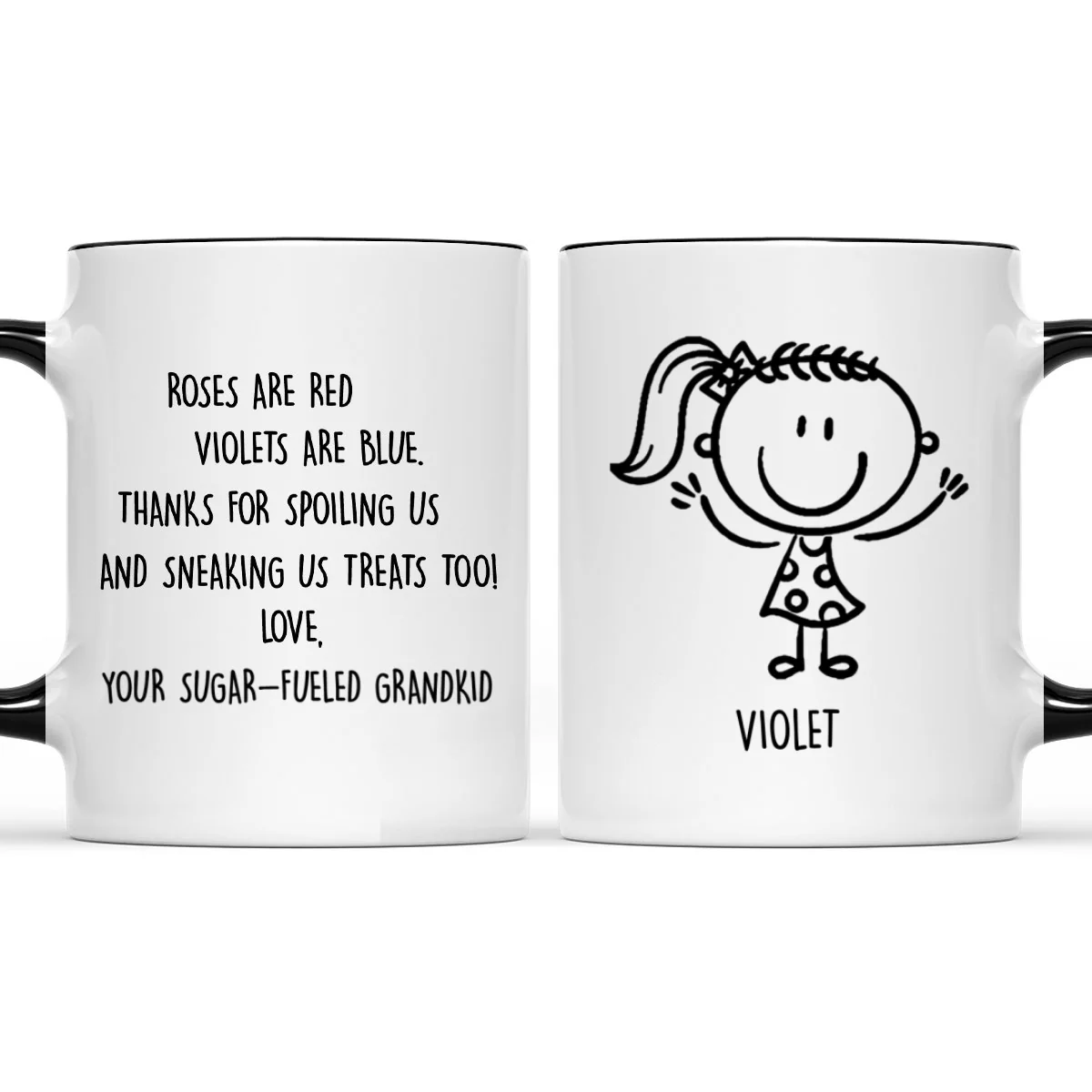 Thanks For Spoiling Us - Personalized Custom Accent Mug - Image 6