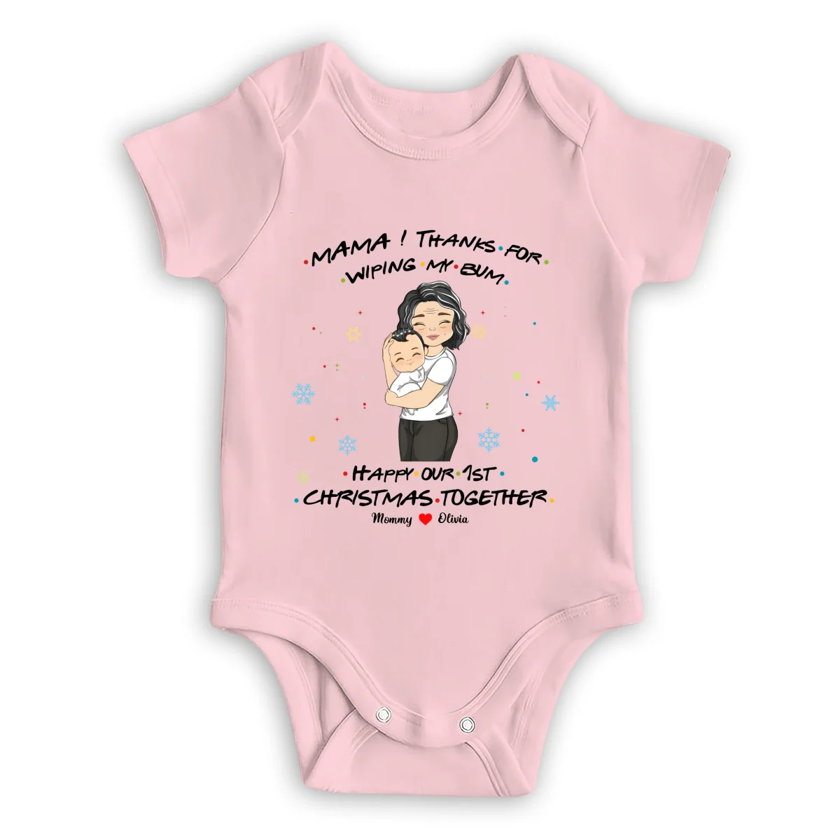Thanks For Wiping My Bum - Personalized Custom Baby Onesie - Image 9