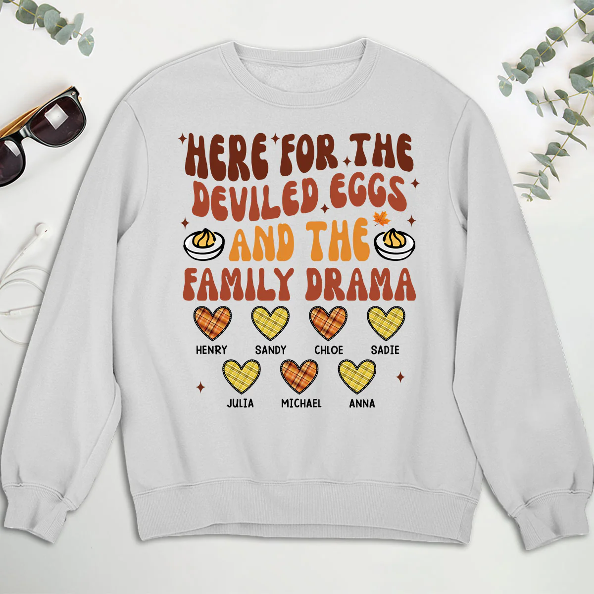 Thanksgiving Family Shirt - Personalized Custom Shirt - Image 3