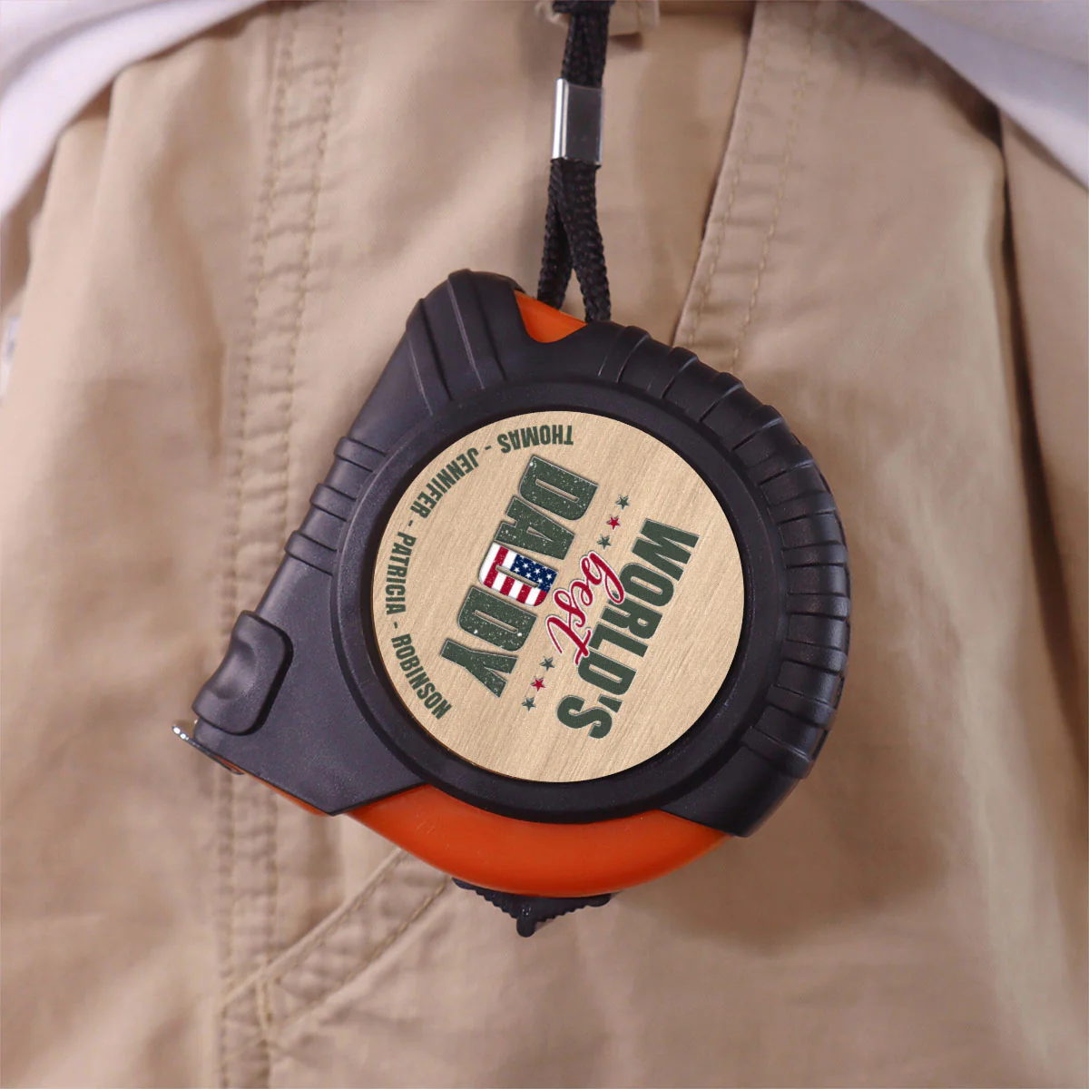 The Best Daddy - Personalized Custom Tape Measure - Image 3