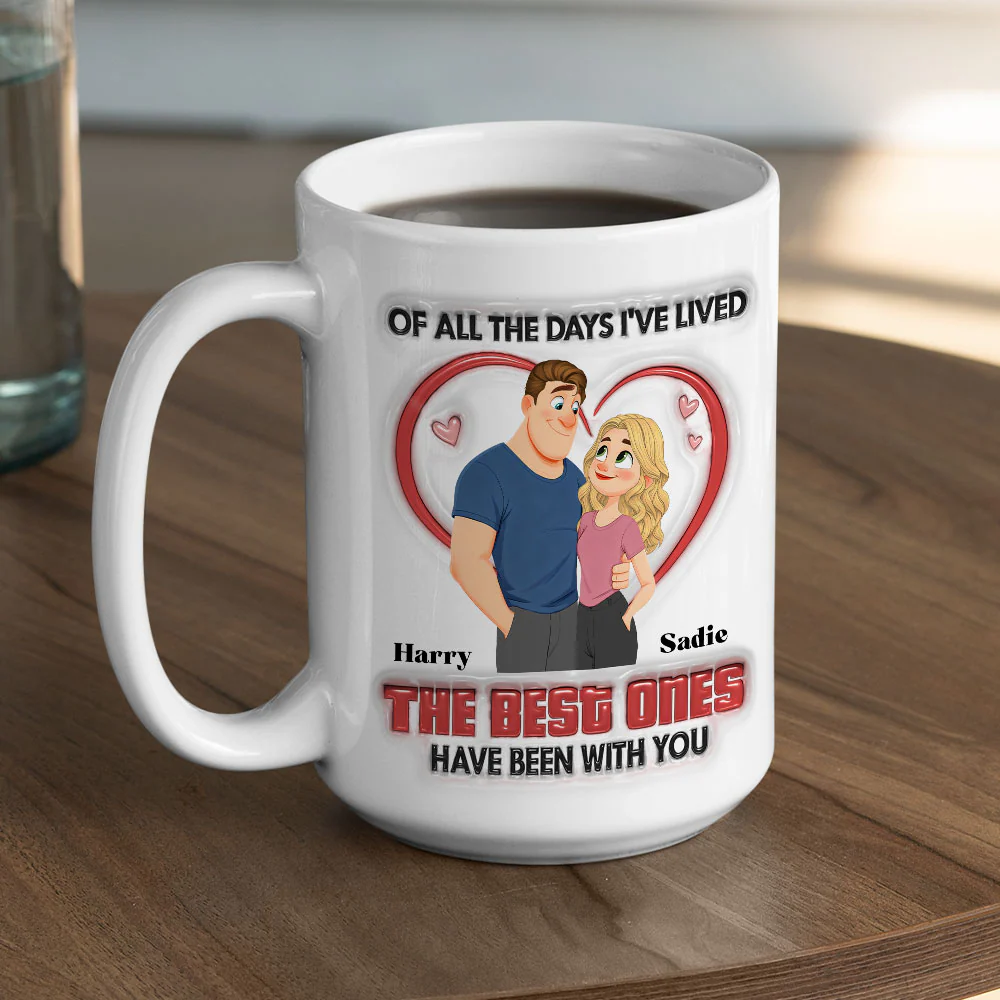 The Best Day - Personalized Custom 3D Inflated Effect Mug - Image 6