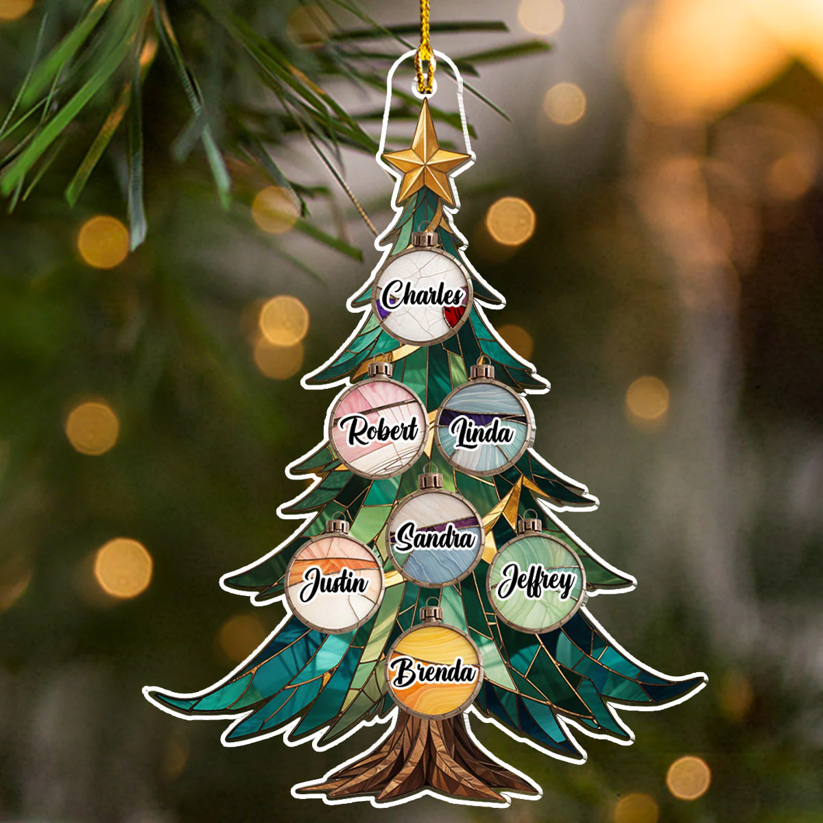 The Best Part Of Christmas - Personalized Custom Acrylic Ornament - Image 5