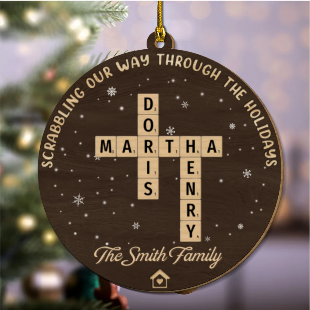 The Best Part Of Christmas - Personalized Custom Freeshape 2-Layered Wood Ornament - Image 6