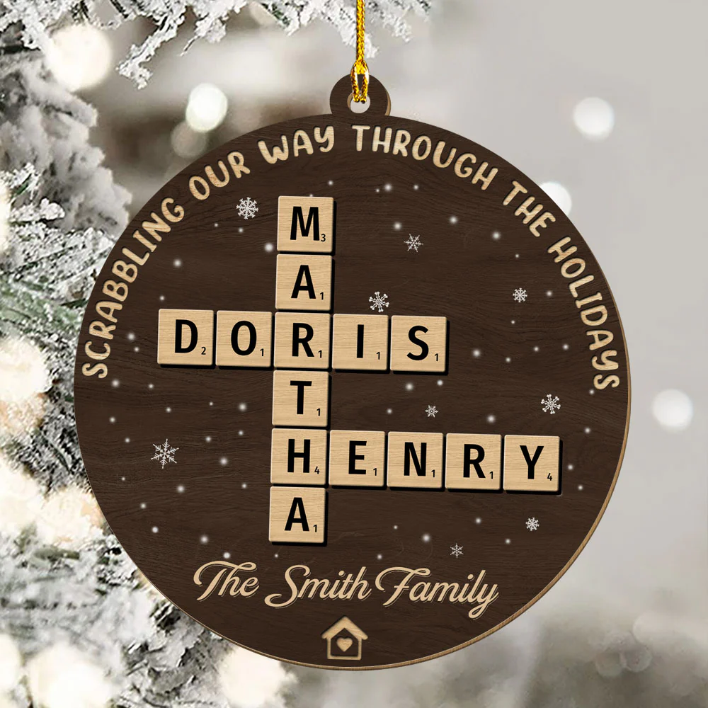 The Best Part Of Christmas - Personalized Custom Wood Ornament - Image 3