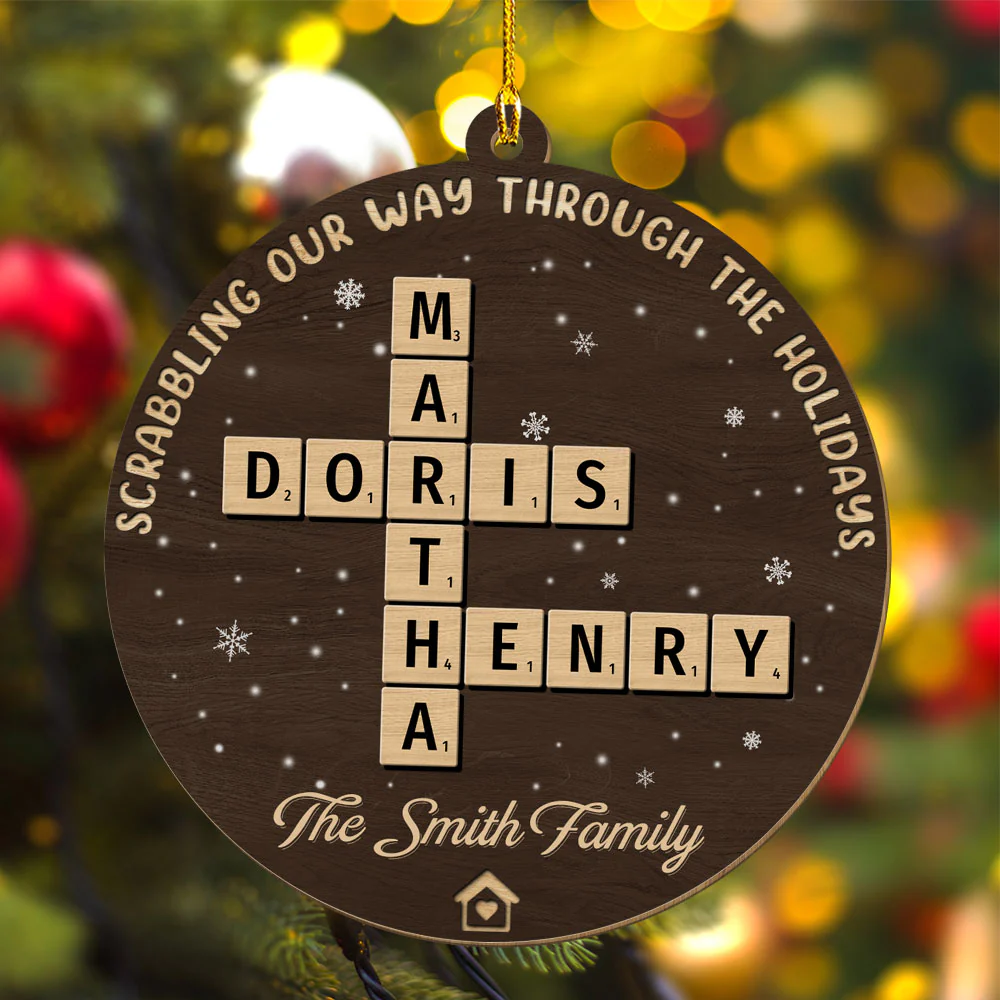 The Best Part Of Christmas - Personalized Custom Wood Ornament - Image 4