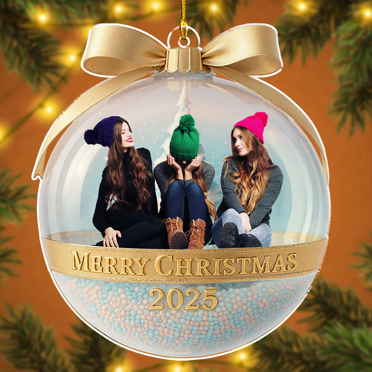 The Best Part Of Life - Personalized Custom Acrylic Ornament - Image 5