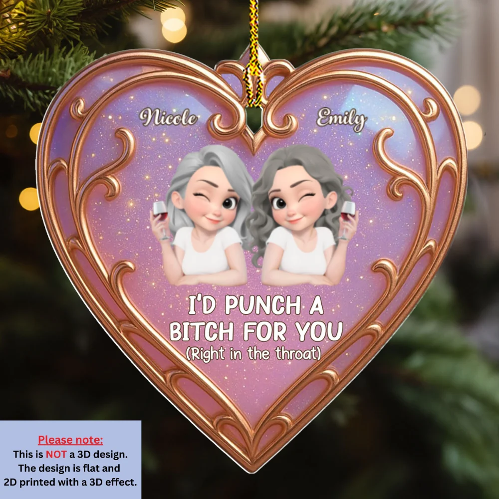 The Best Part Of Life - Personalized Custom Acrylic Ornament - Image 6
