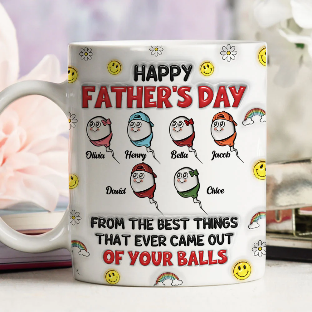 The Best Thing Came Out - Personalized Custom 3D Inflated Effect Mug - Image 4