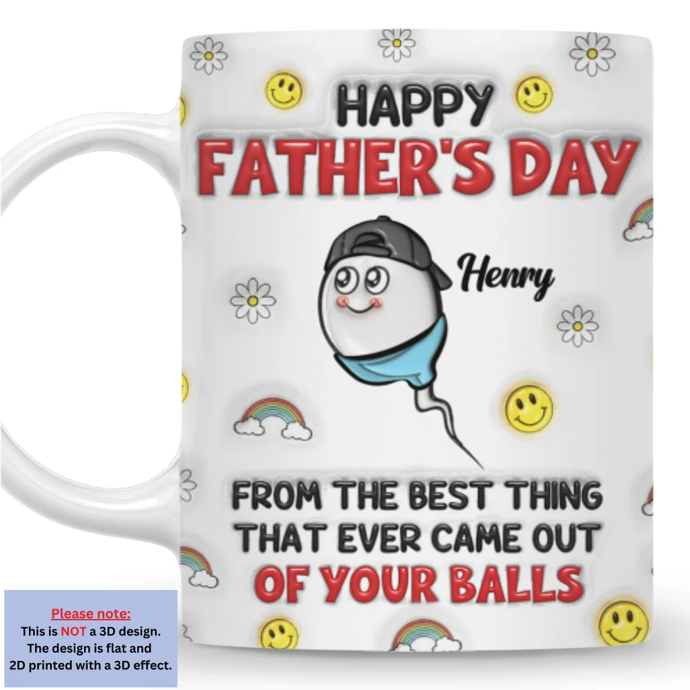 The Best Thing Came Out - Personalized Custom 3D Inflated Effect Mug - Image 5