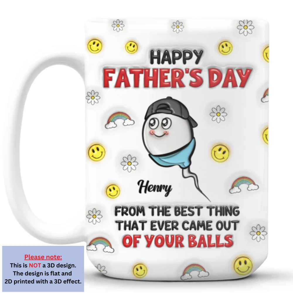 The Best Thing Came Out - Personalized Custom 3D Inflated Effect Mug - Image 7