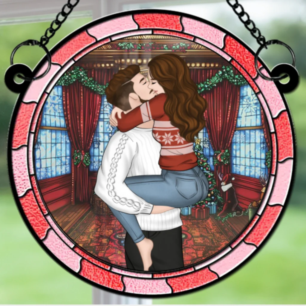 The Best Things In Life Are Better With You - Personalized Custom Suncatcher - Image 6