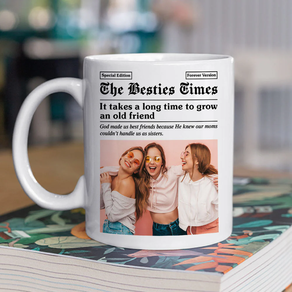 The BFF Times - Personalized Custom Coffee Mug - Image 3