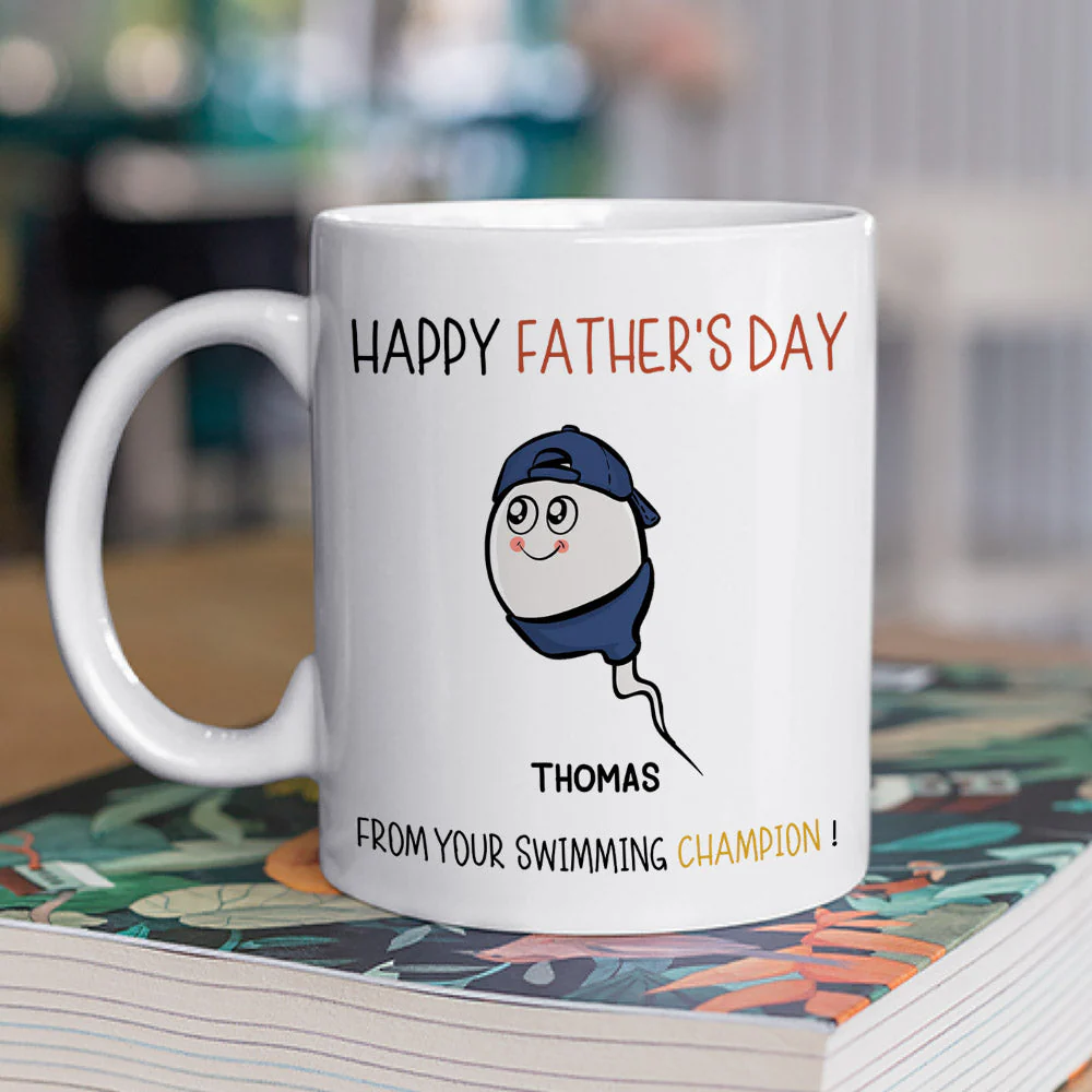 The Champions Of Father - Personalized Custom Mug - Image 2