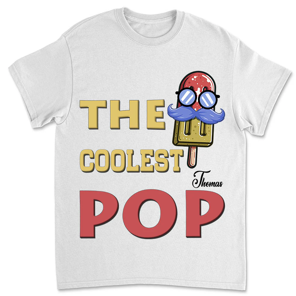 The Coolest Dad - Personalized Custom T-shirt And Onesie - Image 2