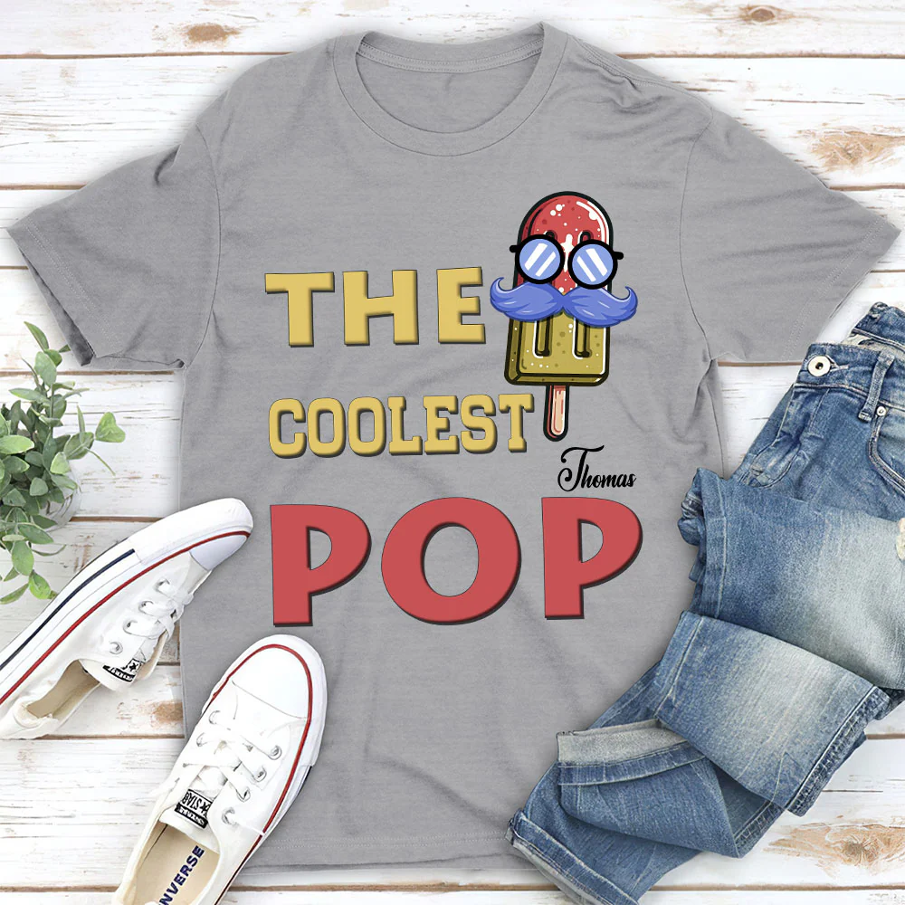 The Coolest Dad - Personalized Custom T-shirt And Onesie - Image 3
