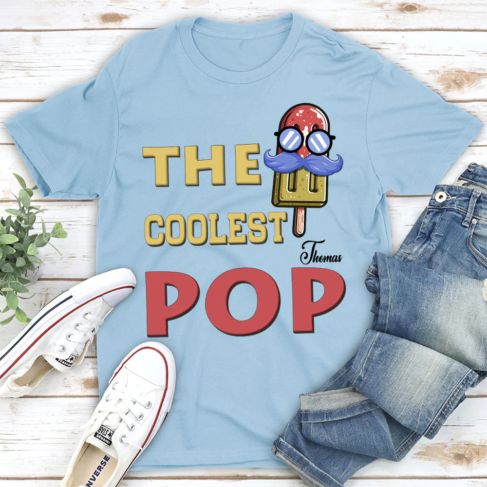 The Coolest Dad - Personalized Custom T-shirt And Onesie - Image 4