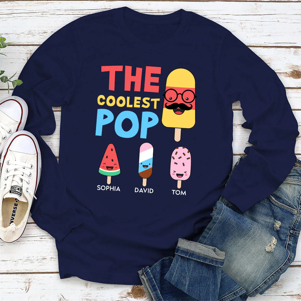 The Coolest Pop - Personalized Custom Shirt - Image 3
