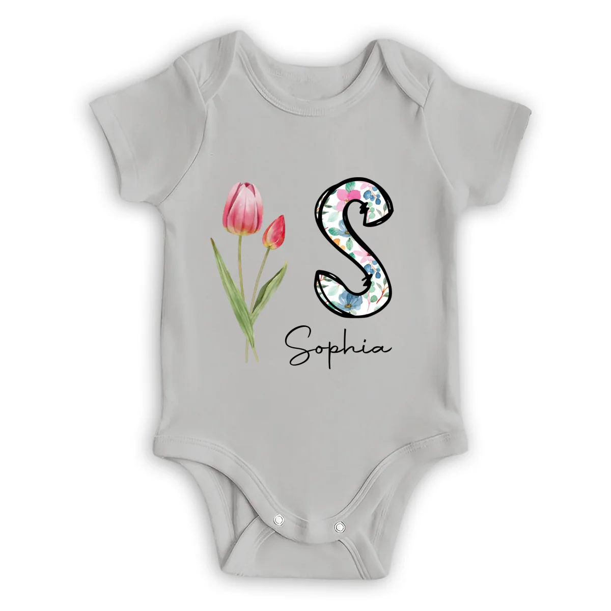The Day An Angel Came To Me - Personalized Custom Baby Onesie - Image 6