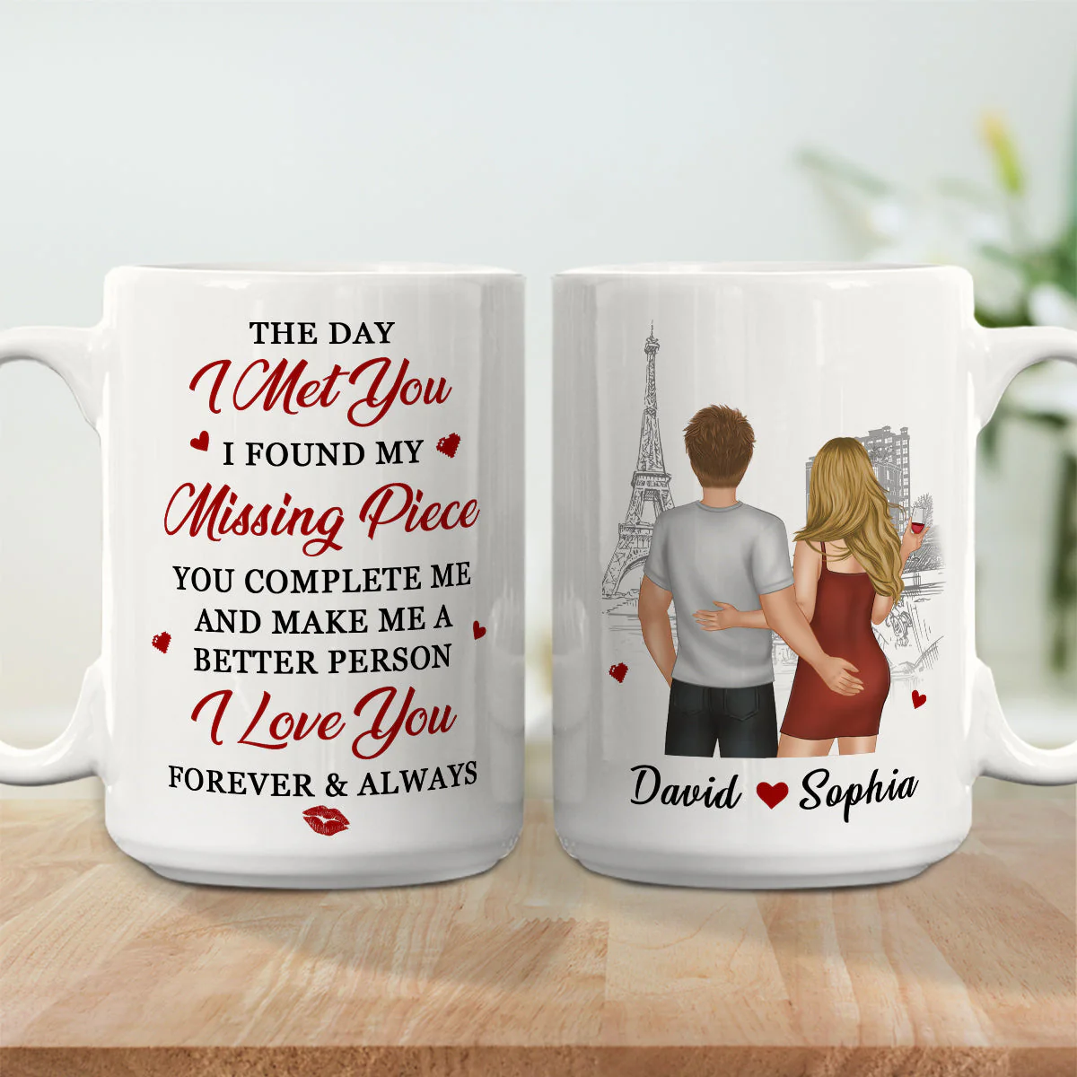 The Day I Found You - Personalized Custom Coffee Mug - Image 5