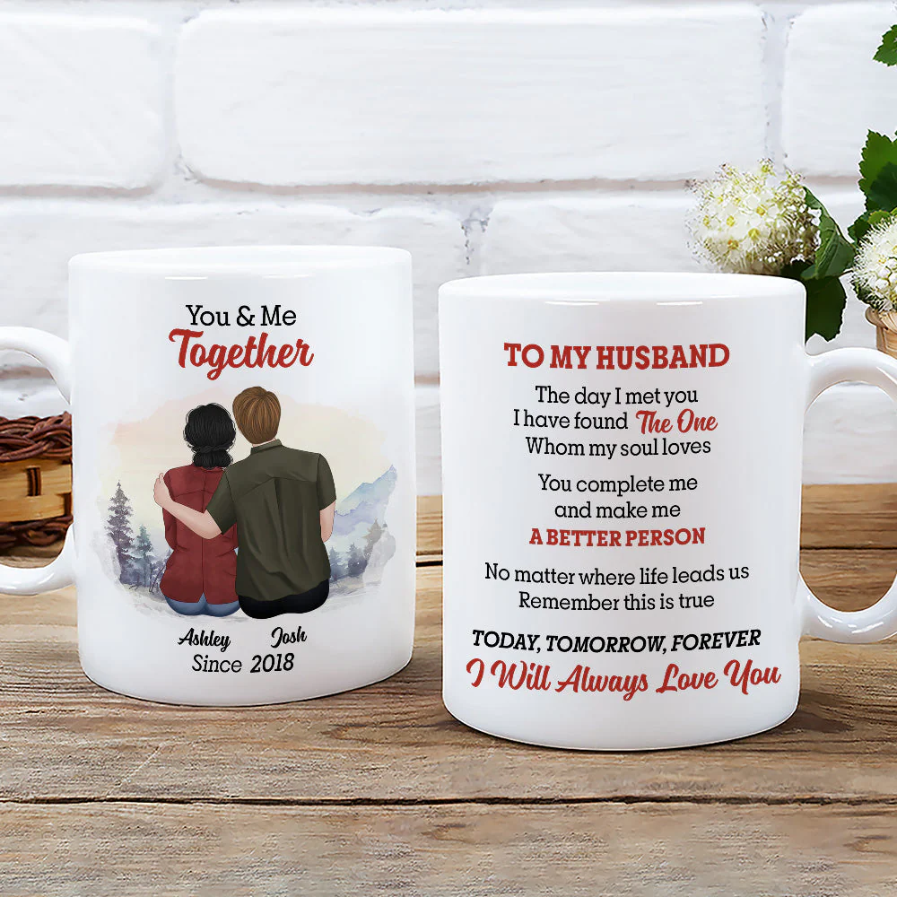 The Day I Met You I Have Found The One - Personalized Custom Coffee Mug - Image 5