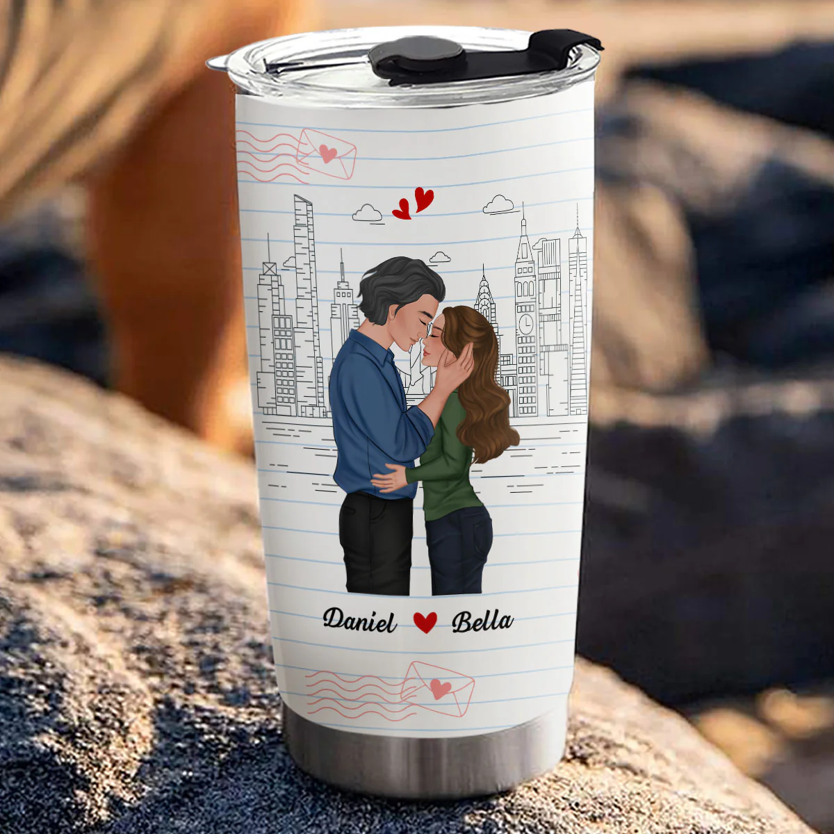 The Day I Met You Version 2 - Personalized Custom Tumbler - Image 3