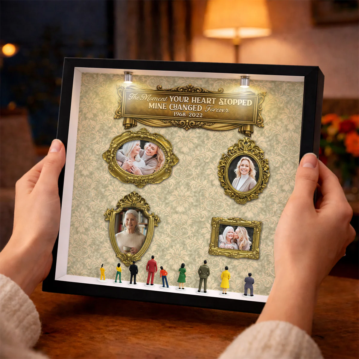 The Day My Heart Changed - Personalized Custom Museum Frame - Image 5