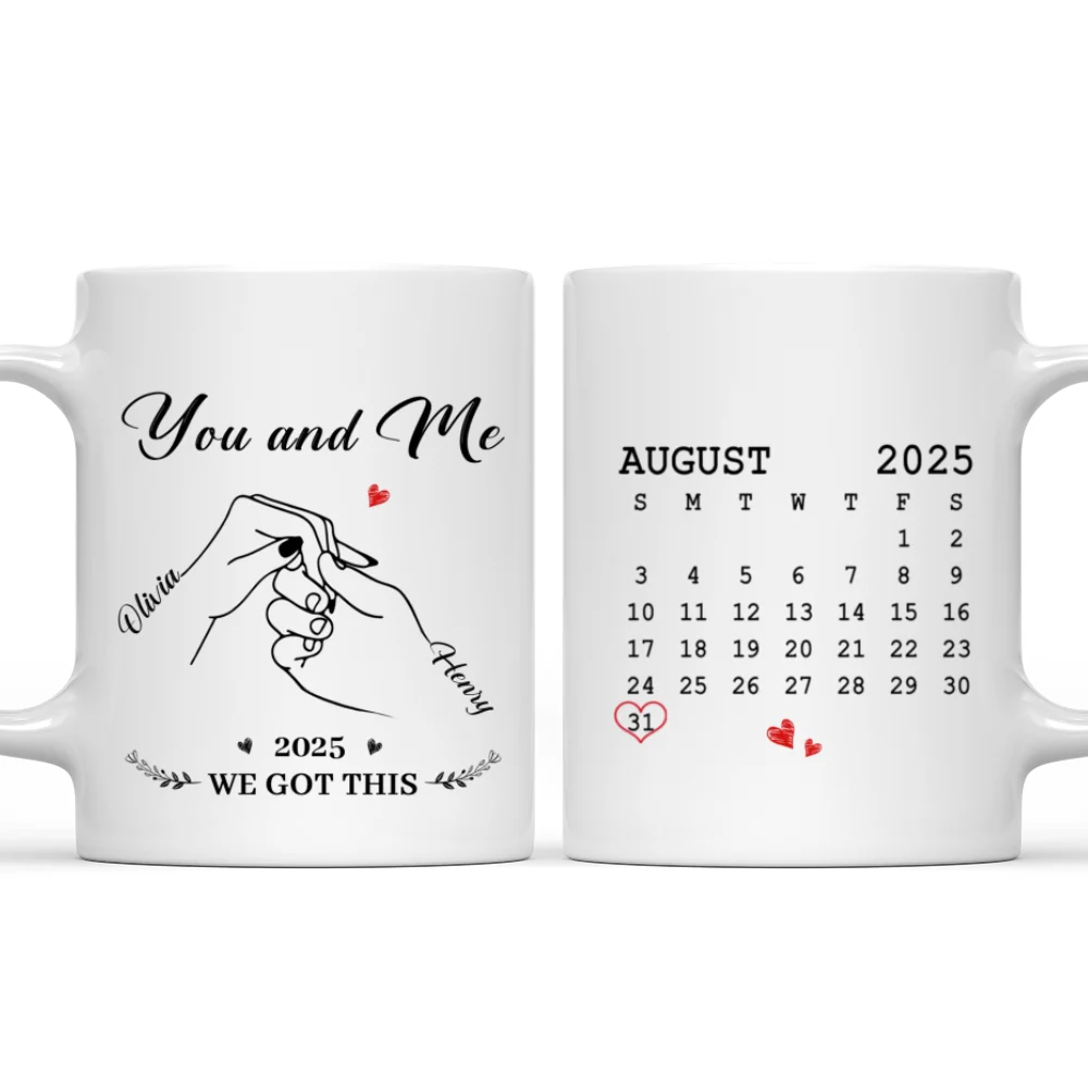 The Day We Chose Us - Personalized Custom Coffee Mug - Image 7