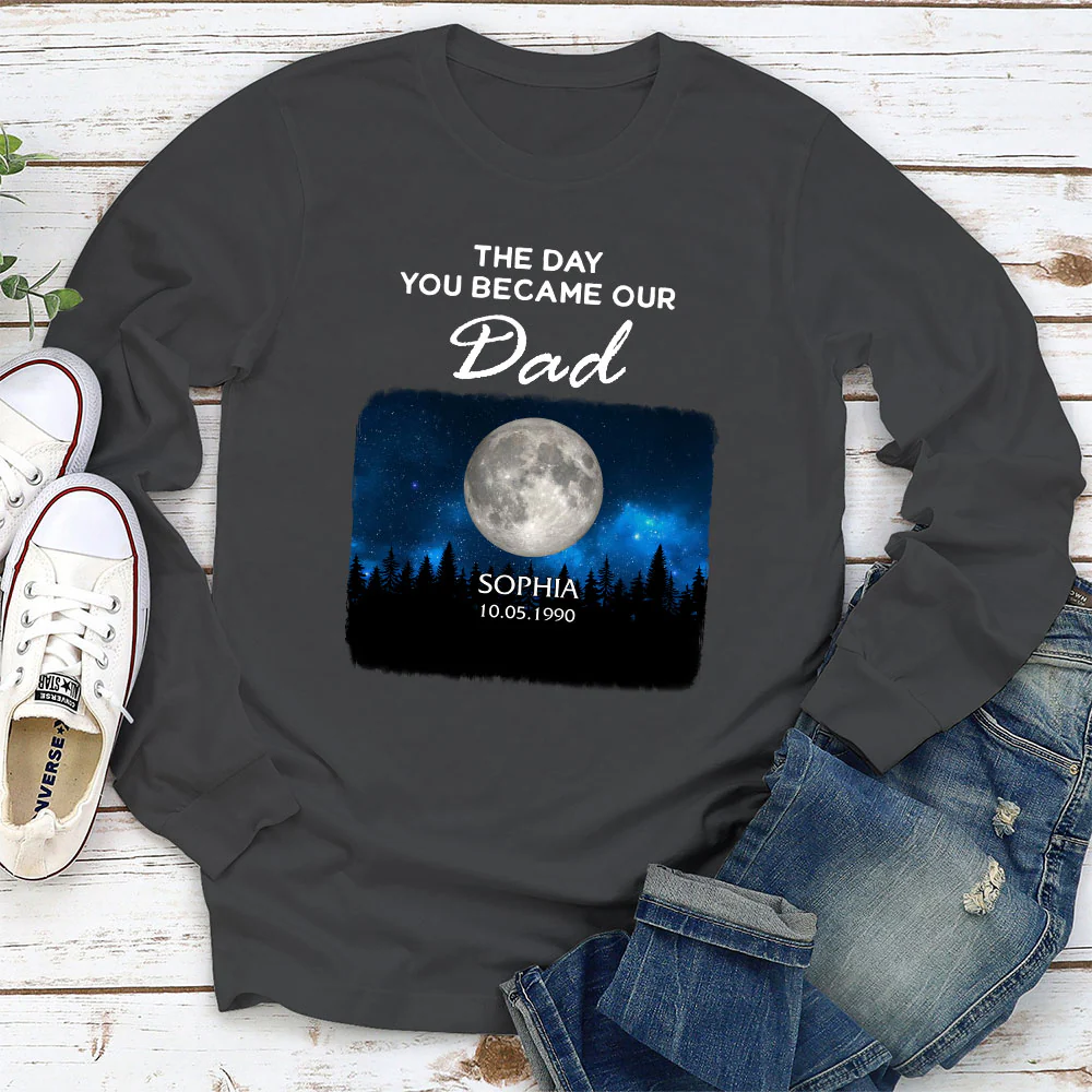 The Day You Become My World - Personalized Custom Shirt - Image 3