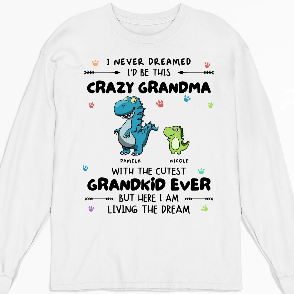 The Dream With My Grandkid - Personalized Custom Shirt - Image 10