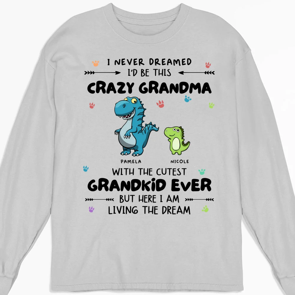 The Dream With My Grandkid - Personalized Custom Shirt - Image 11