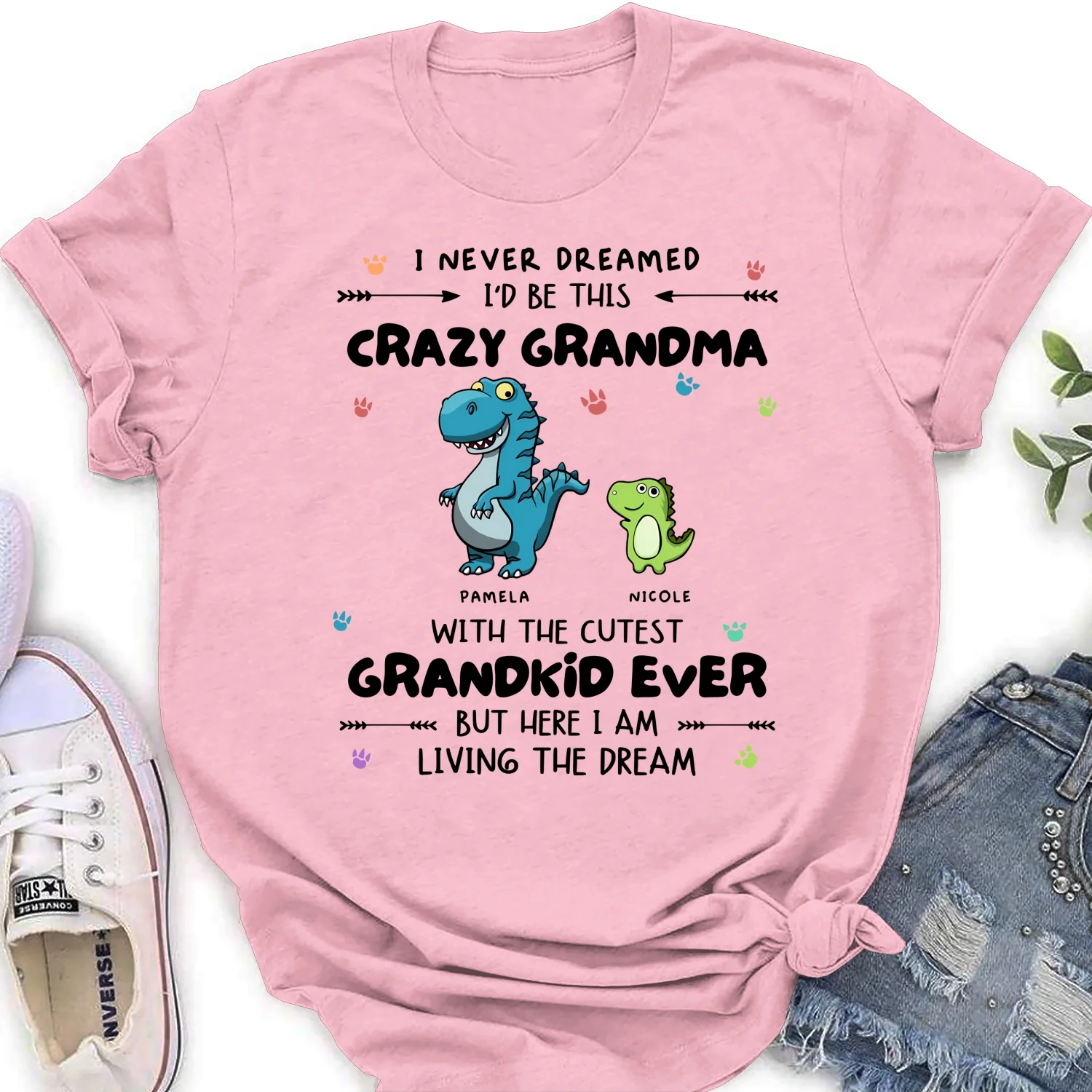 The Dream With My Grandkid - Personalized Custom Shirt - Image 18