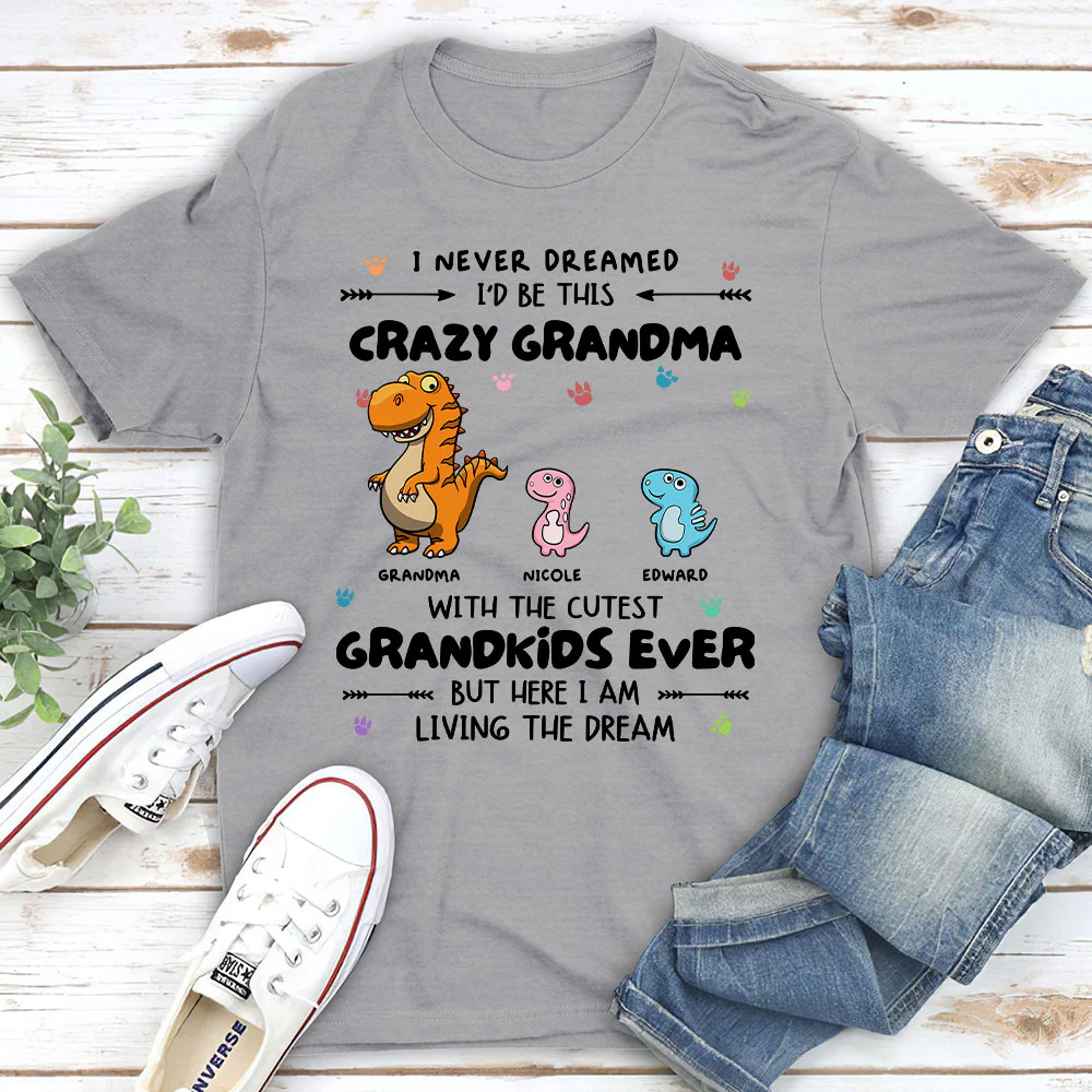 The Dream With My Grandkid - Personalized Custom Shirt - Image 2