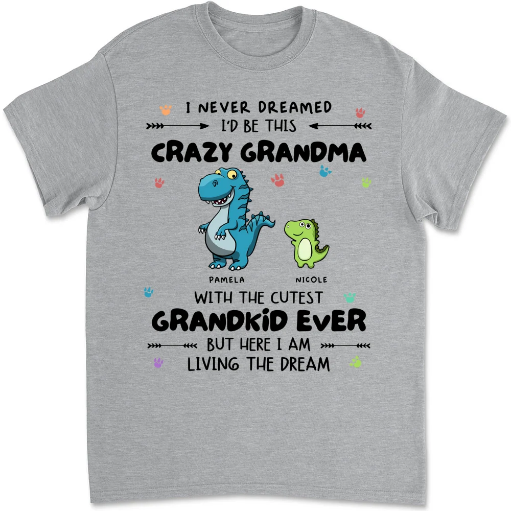 The Dream With My Grandkid - Personalized Custom Shirt - Image 7