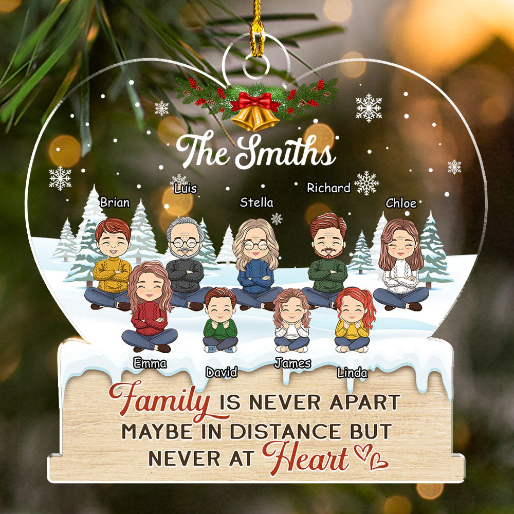The Family - Personalized Custom Acrylic Ornament - Image 4