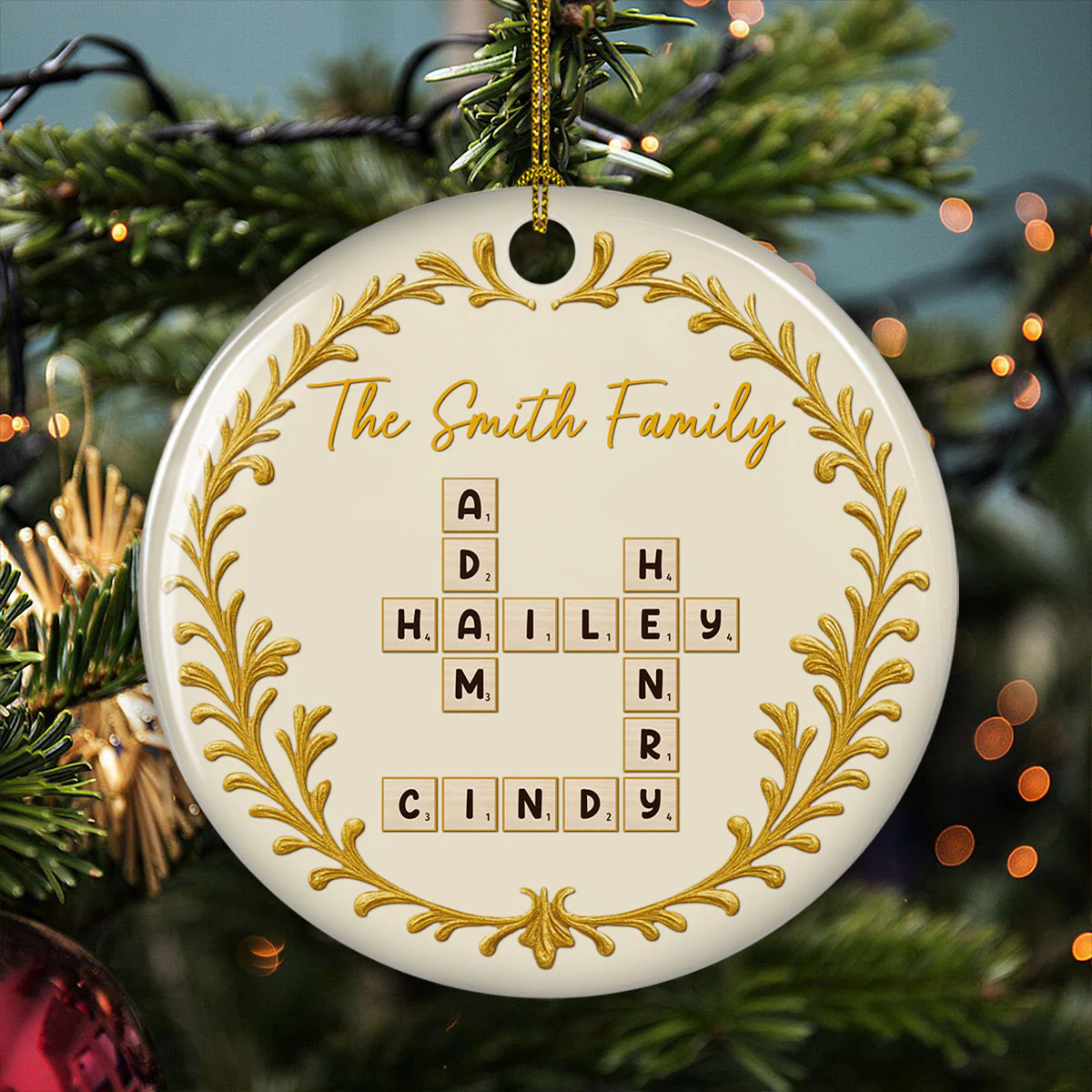 The Family - Personalized Custom Ceramic Ornament - Image 4