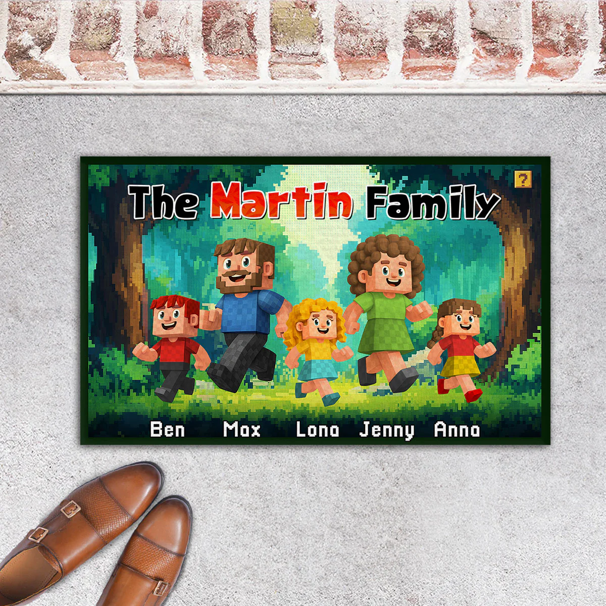 The Family - Personalized Custom Doormat - Image 2