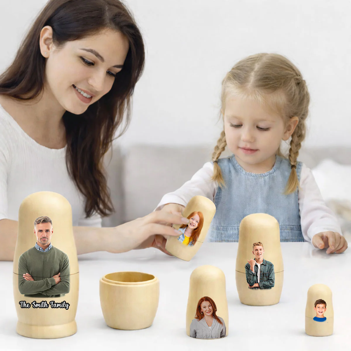 The Family - Personalized Custom Nesting Doll - Image 4