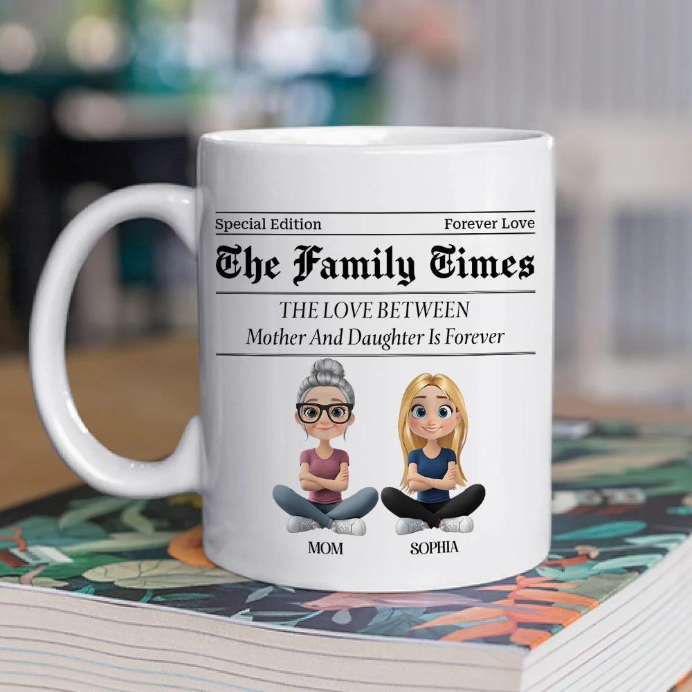 The Family Times Reported - Personalized Custom Coffee Mug - Image 2