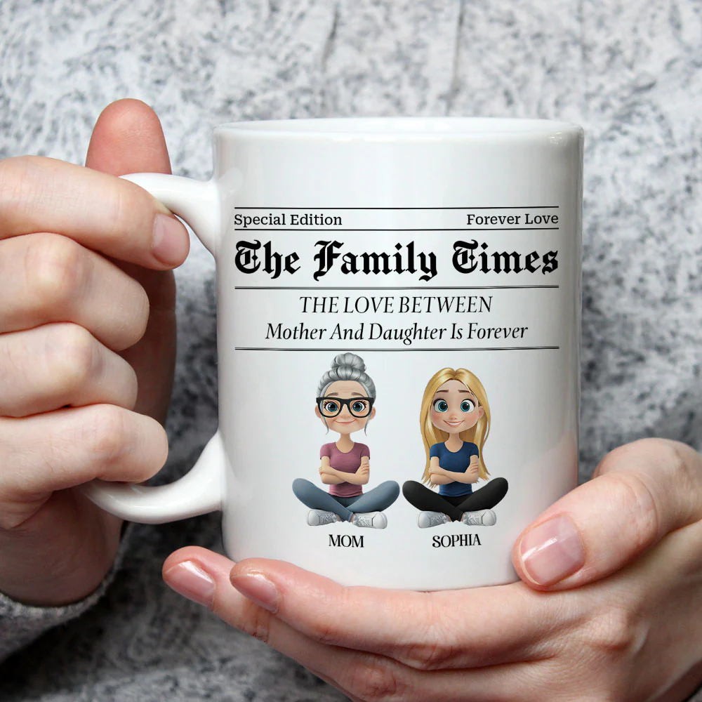 The Family Times Reported - Personalized Custom Coffee Mug - Image 3