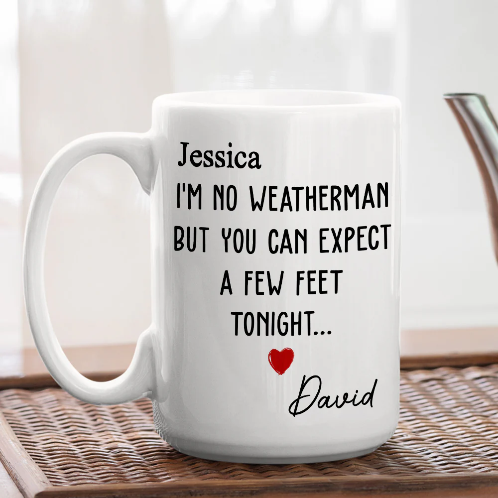 The Forecast Predicts A Surprise - Personalized Custom Coffee Mug - Image 4