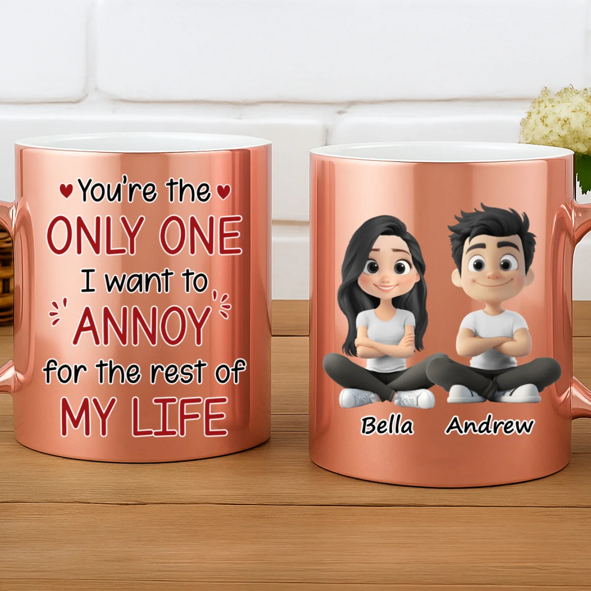 The Forever Annoyance - Personalized Custom Metallic Mug - Image 7