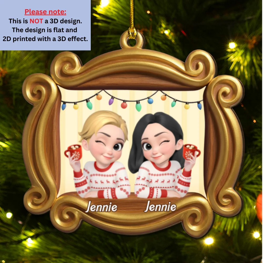 The Forever Collection - Personalized Custom 2-Layered Wood Ornament - Image 6