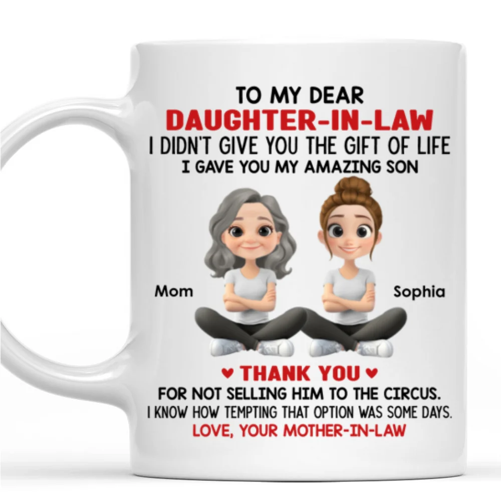 The Gift Of Life - Personalized Custom Coffee Mug - Image 7